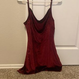 Velvet dress from shein